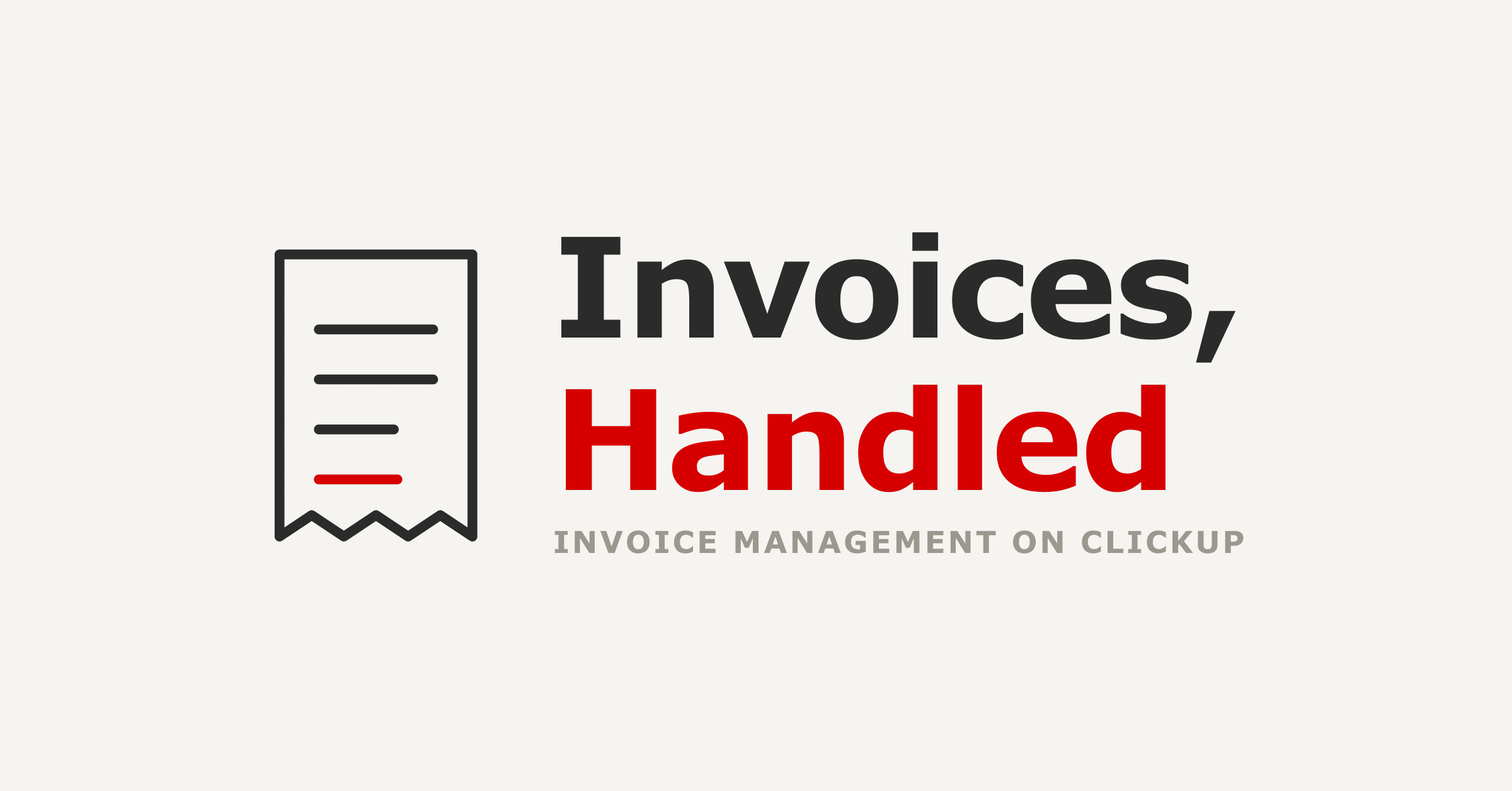 Enhancing Invoice Management with ClickUp