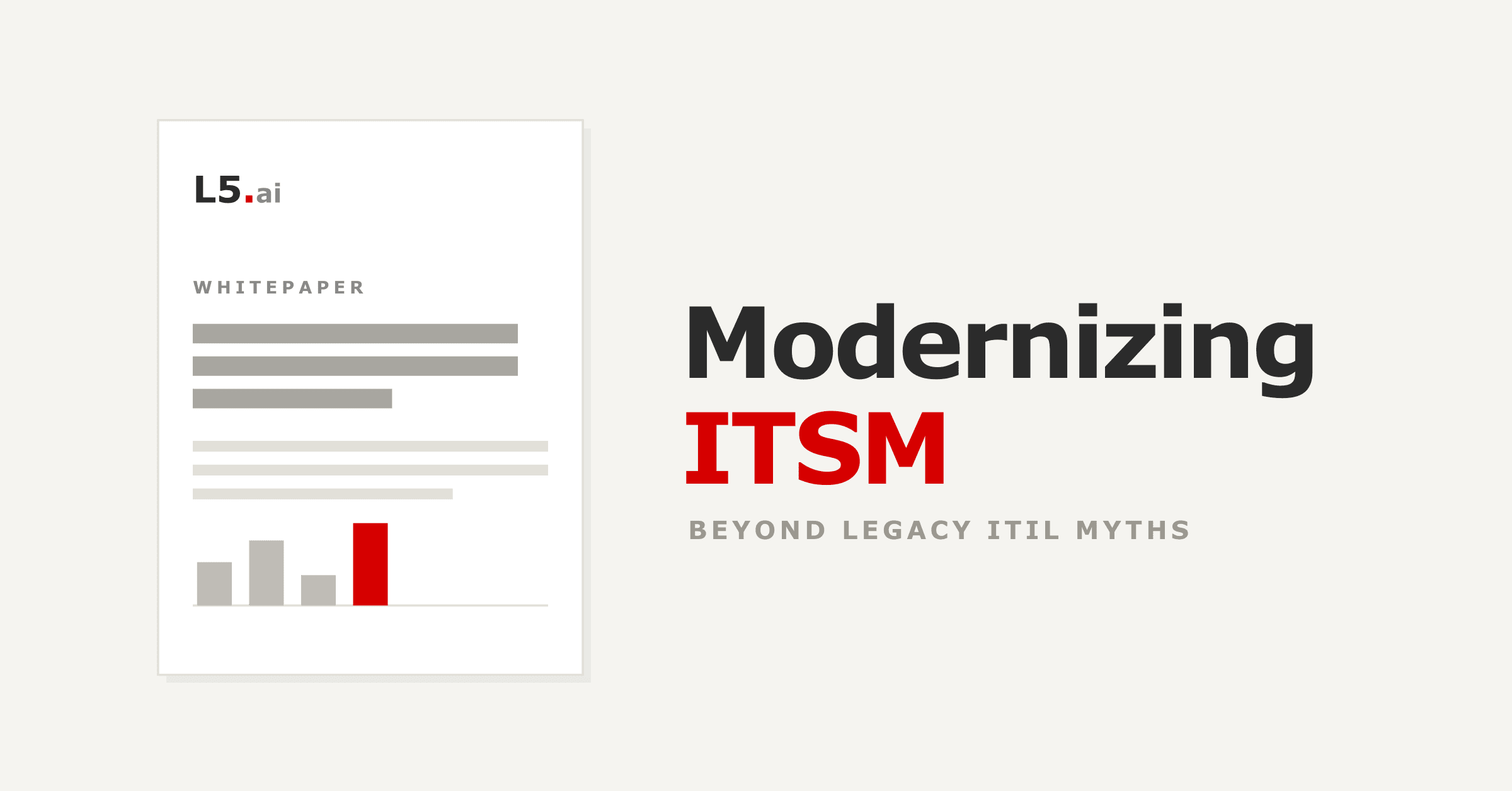 Modernizing IT Service Management