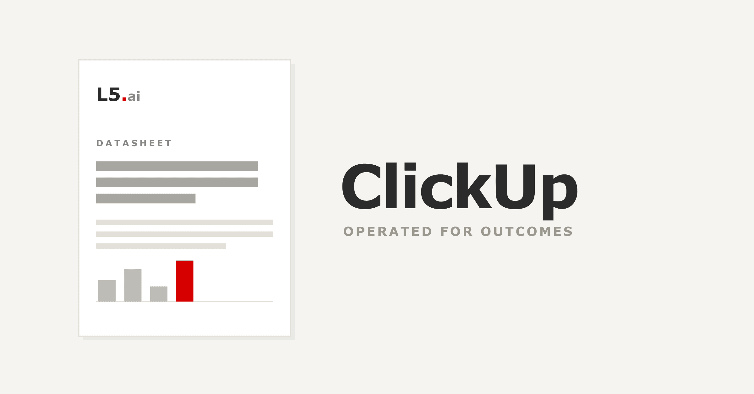 ClickUp. Operated for Outcomes.