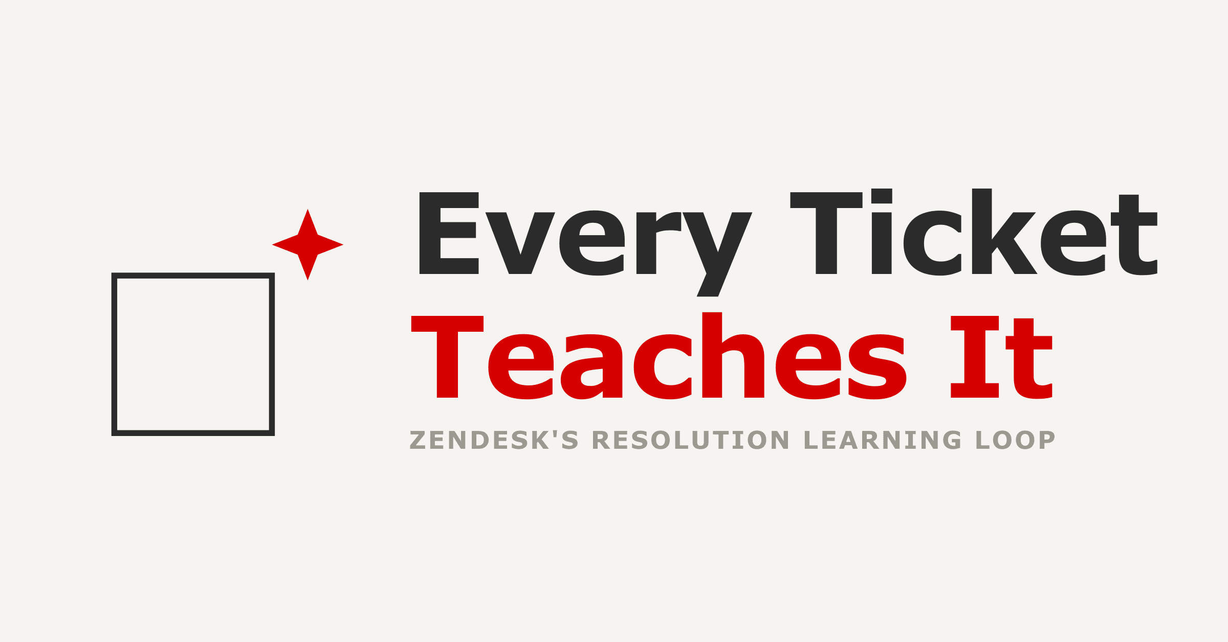 Zendesk's Resolution Learning Loop: How Support AI Gets Better Every Ticket