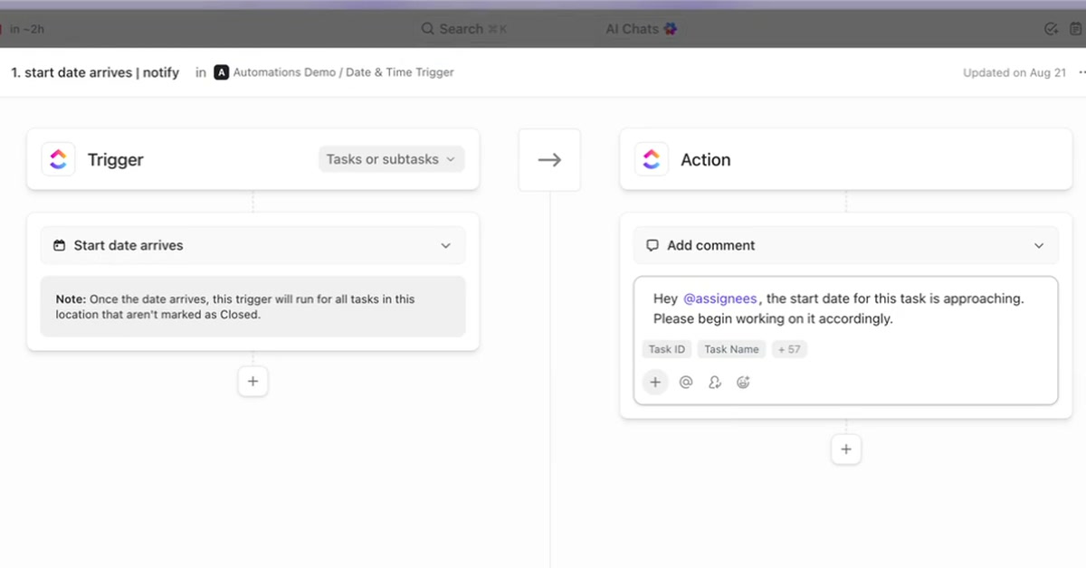 How Do You Automate Deadline Reminders in ClickUp?