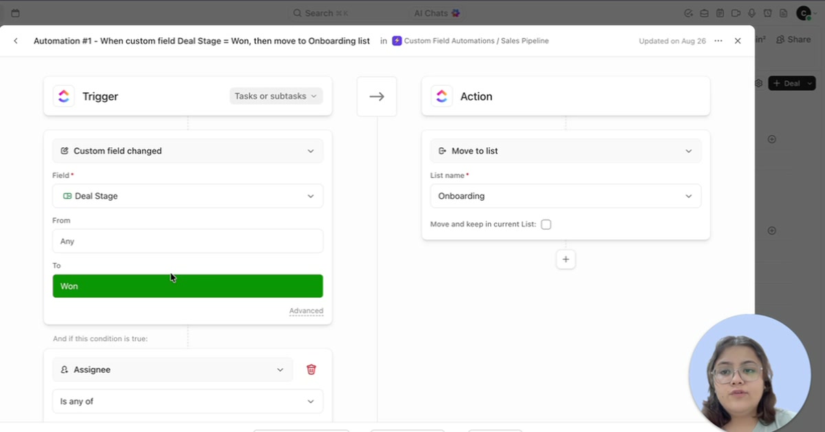 ClickUp Custom Field Automations Explained
