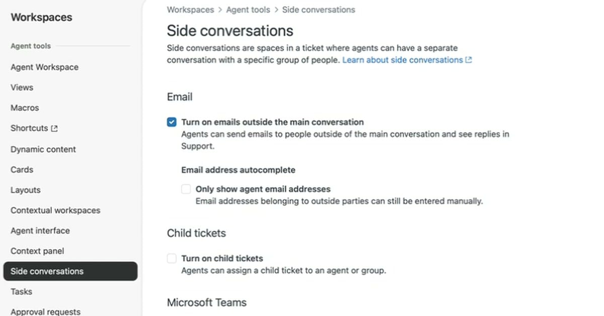 Zendesk Side Conversations Explained